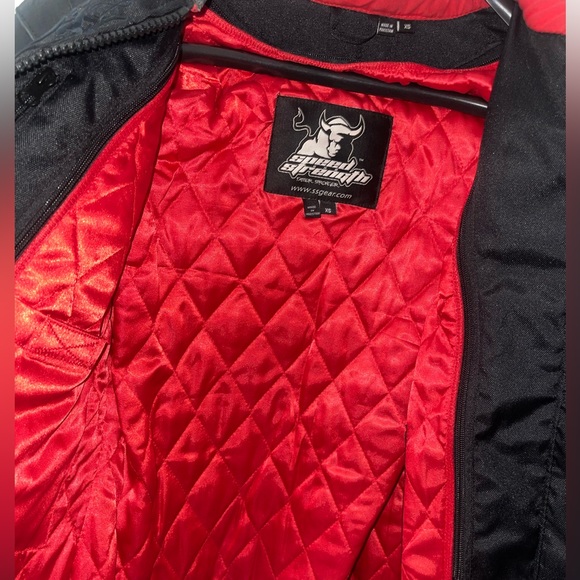 Ladies lined and padded Motorcycle Jacket - Picture 6 of 6